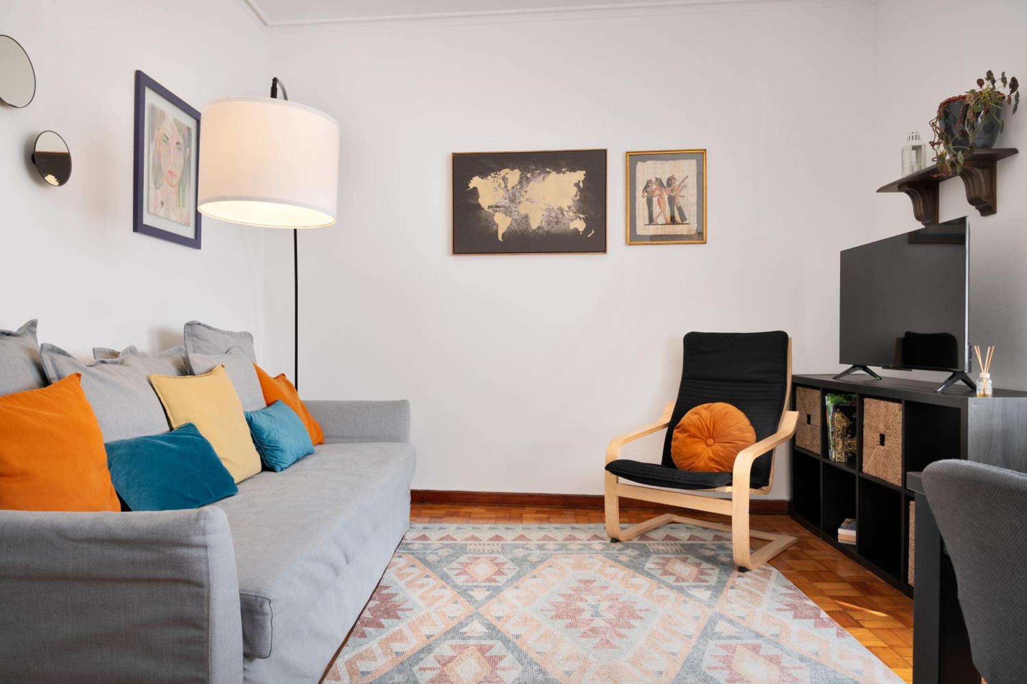 ! Luminous 2Br Top Floor ! Praca Da Republica OOporto Exteriör bild